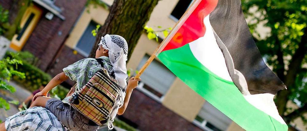 Die pro-palästinensischen Demonstrationen in Berlin reißen nicht ab.