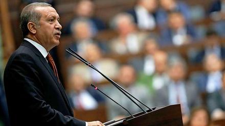 Der türkische Ministerpräsident Recep Tayyip Erdogan