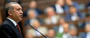 Der türkische Ministerpräsident Recep Tayyip Erdogan