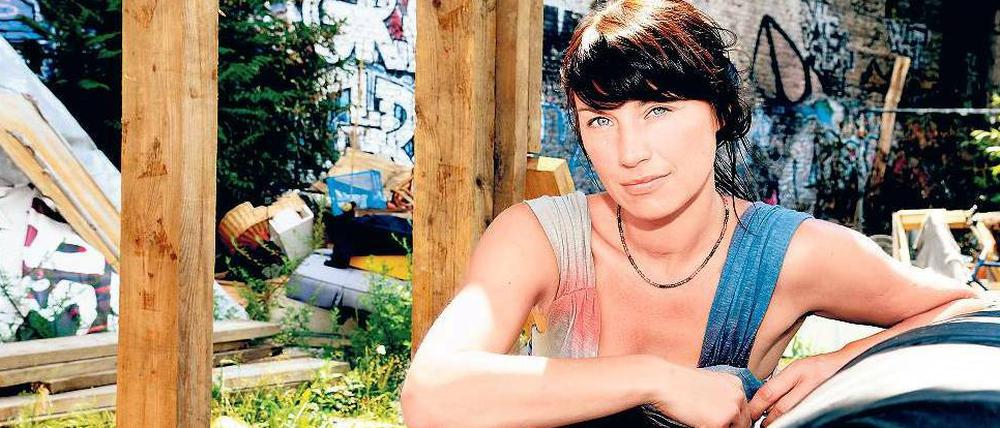 Engagiert für Kreuzberg. Dominique Wolf kommt seit zwei Monaten auf den Platz.