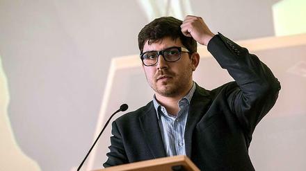 Der Berliner Landeschef der Piraten: Christopher Lauer. 