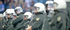 Polizisten im Einsatz.