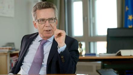Bundesinnenminister Thomas de Maizière (CDU)