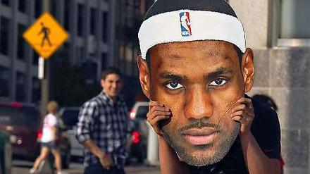 Kopf größer. LeBron James sorgt derzeit für Bewegung.