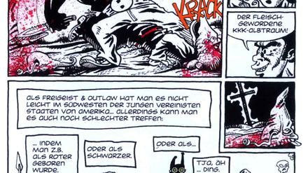 Die glorreichen Vier: Das Heldenquartett aus „Keiner killt so schön wie Rocco“.