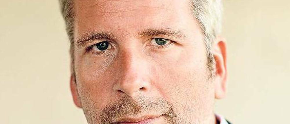 Der deutsche Kabarettist und Radiomoderator Dirk Stermann.