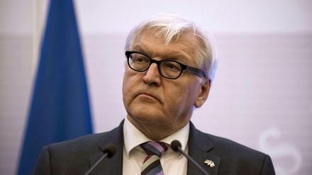 Bundesaußenminister Frank-Walter Steinmeier