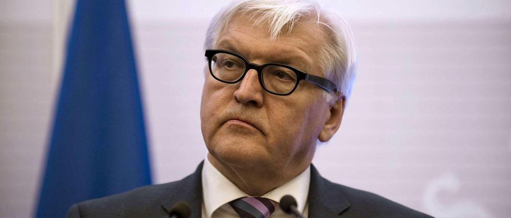 Bundesaußenminister Frank-Walter Steinmeier