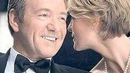 Die erste Eigenproduktion „House of Cards“ mit Kevin Spacey und Robin Wright machte Netflix gleich bekannt. Foto: dpa