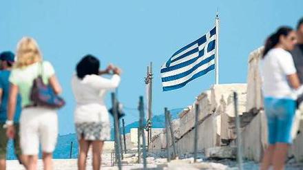Geld nach Athen.