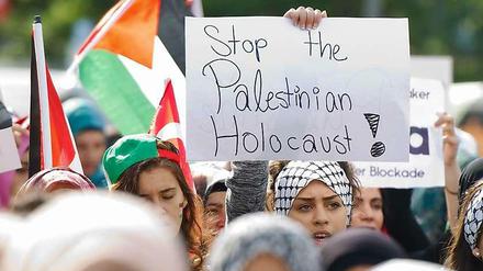 Seit Beginn der israelischen Offensive im Gazastreifen gab es in Berlin mehrere propalästinensische Demonstrationen.