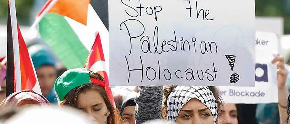 Seit Beginn der israelischen Offensive im Gazastreifen gab es in Berlin mehrere propalästinensische Demonstrationen.