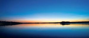 Klare Sache. Der Tegeler See zählt mit etwa vier Meter Sichttiefe zu den saubersten der Stadt. Seit 1985 wird sein Wasser durch eine Aufbereitungsanlage gereinigt.
