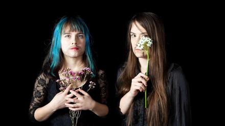 Blumenkinder. Tanja Pippi und Angy Lord sind die Jolly Goods. 