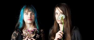 Blumenkinder. Tanja Pippi und Angy Lord sind die Jolly Goods. 