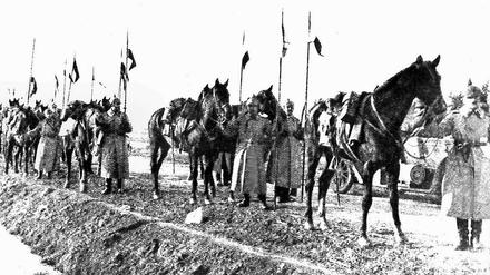 Erster Weltkrieg - deutsche Truppen an der Ostfront