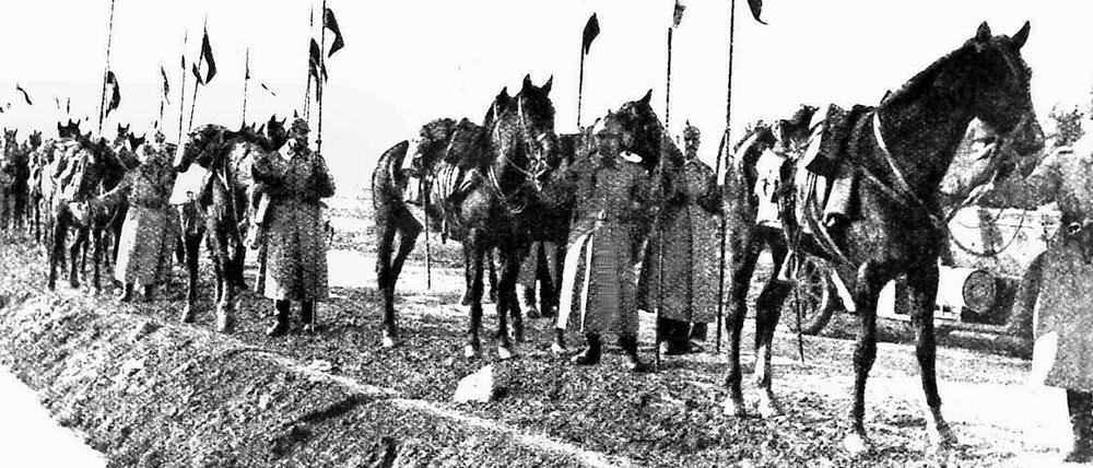 Erster Weltkrieg - deutsche Truppen an der Ostfront