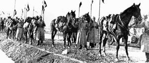 Erster Weltkrieg - deutsche Truppen an der Ostfront