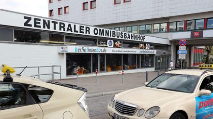 Der zentrale Omnibusbahnhof in Berlin.