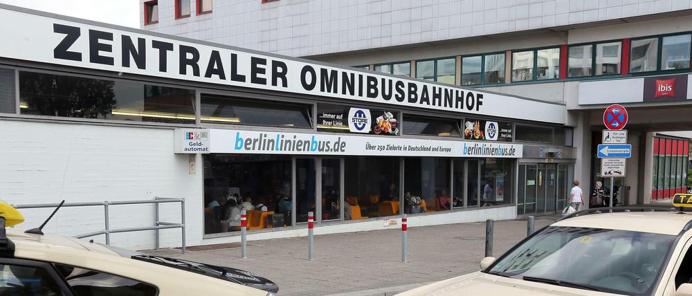 Der zentrale Omnibusbahnhof in Berlin.