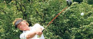 Gut in Schwung. Bernhard Langer gewann am vergangenen Wochenende die Senior British Open mit einem Rekordvorsprung von 13 Schlägen. 