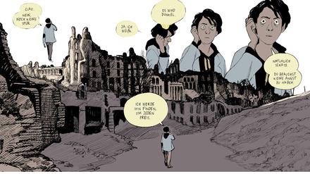 Verloren in Berlin: Eine Szene aus Manuele Fiors Berlin-Strip, den wir an diesem Sonnabend exklusiv im gedruckten Tagesspiegel zeigen.