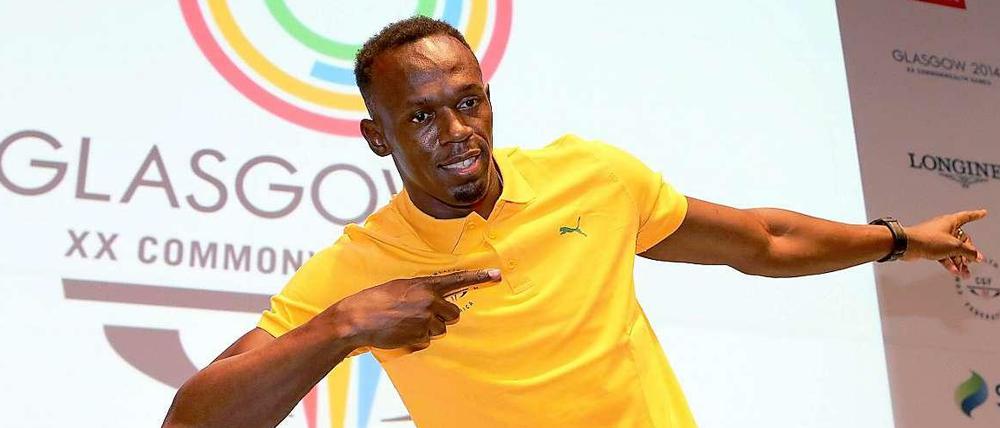 Nicht besonders begeistert: Usain Bolt hält nicht viel von den Commonwealth Games.