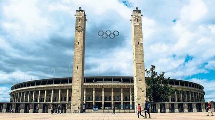 Im Olympiastadion könnten die Eröffnung, die Abschlussfeier und das Fußballfinale der Spiele stattfinden. 