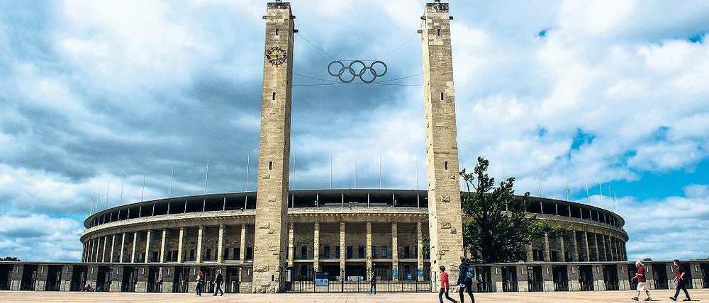 Im Olympiastadion könnten die Eröffnung, die Abschlussfeier und das Fußballfinale der Spiele stattfinden.