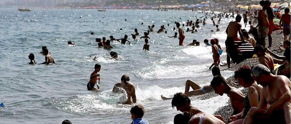 Türkische Strände - wie hier in Antalya - sind bei russischen Urlaubern besonders beliebt.
