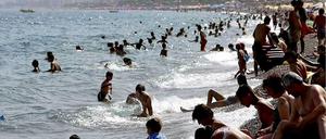 Türkische Strände - wie hier in Antalya - sind bei russischen Urlaubern besonders beliebt.