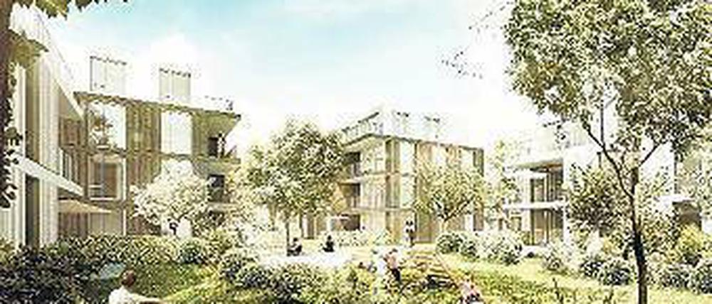 In Altglienicke soll ein Quartier mit 355 Wohnungen entstehen.