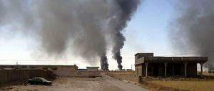 In den vergangenen Tagen hatte die Dschihadistengruppe "Islamischer Staat" mehrere Ölfelder im Norden des Irak unter ihre Kontrolle gebracht.