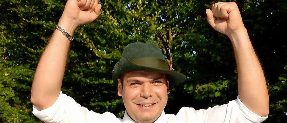 „Nicht biodeutsch“?: Schützenkönig und Muslim Mithat Gedik.