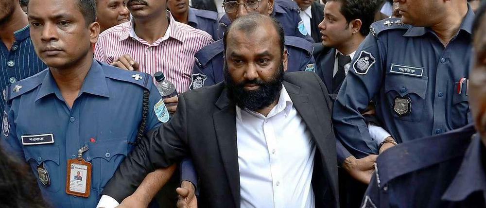 Delwar Hossain, Textilfabrikbesitzer in Bangladesch.