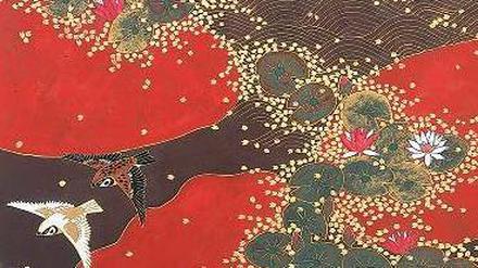 Schwimmende Schönheit. „Divertissement“ von Hiramatsu Reiji.