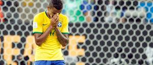 Fassungslos: Brasiliens Luiz Gustavo nach dem 1:7 im WM-Halbfinale gegen Deutschland.