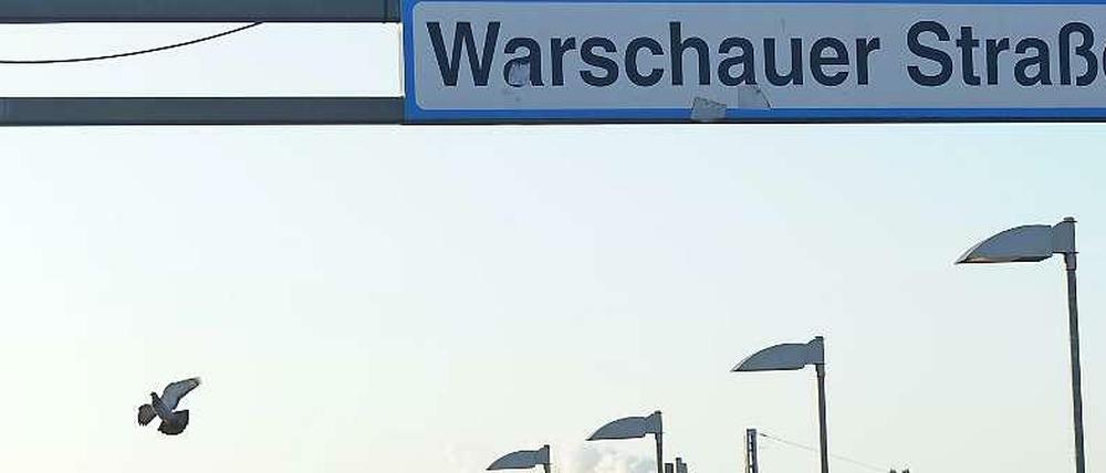 Der S-Bahnhof Warschauer Straße.