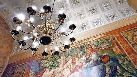 Herrschaftliches Ambiente oft bereits im Entree.