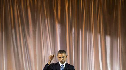 Barack Obama beim USA/Afrika-Gipfel in Washington.