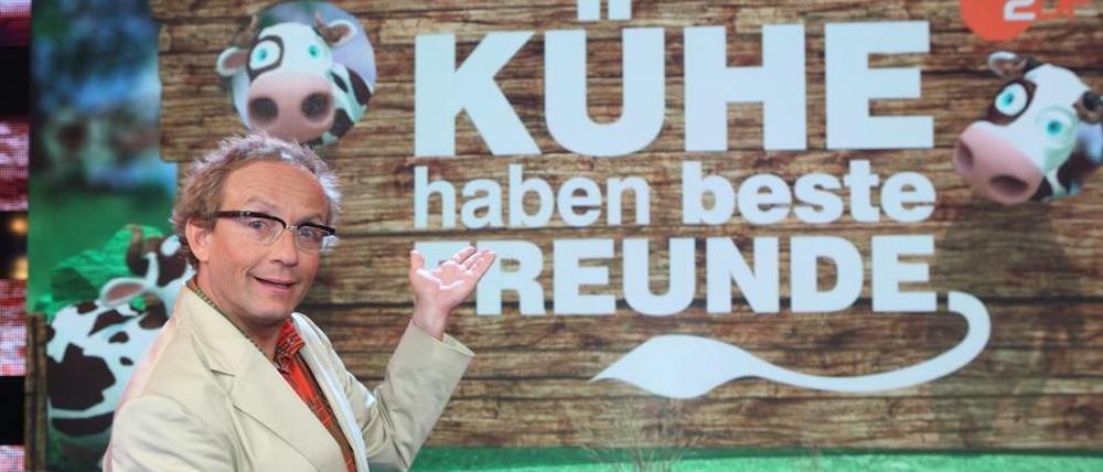 Auf ironisch-heiter gebürstet: Wigald Boning in seiner neuen Show.