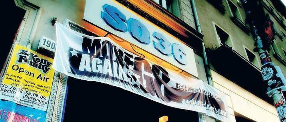 Willkommen im Club. SO36, Oranienstraße, Kreuzberg.