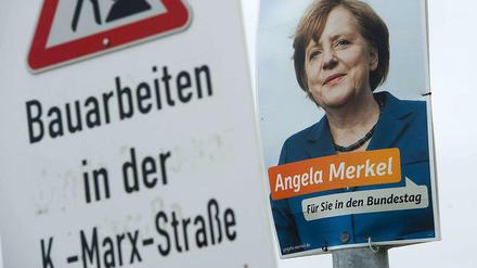 Bauarbeiten in der Karl-Marx-Straße. Diese ist ab demnächst gesperrt. 