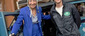 Bei ihrer Abfahrt vor knapp zwei Wochen waren sie noch ein Rallyefahrerpaar: Heidi Hetzer und Jordane Schönfelder.