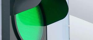 Frei Fahrt: Die Ampel an der A 111 steht nun länger auf Grün.