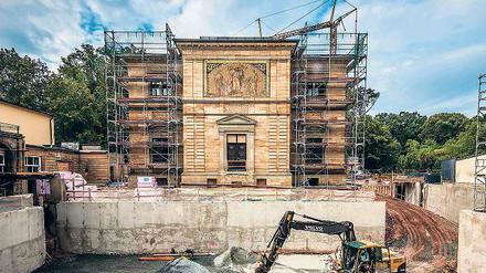 Schönheit muss leiden. Haus Wahnfried wird saniert.