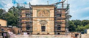 Schönheit muss leiden. Haus Wahnfried wird saniert.