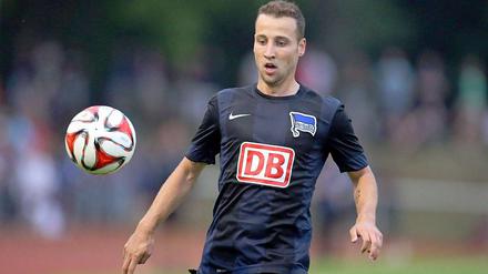 Roy Beerens traf für Hertha BSC zweimal gegen Schladming.