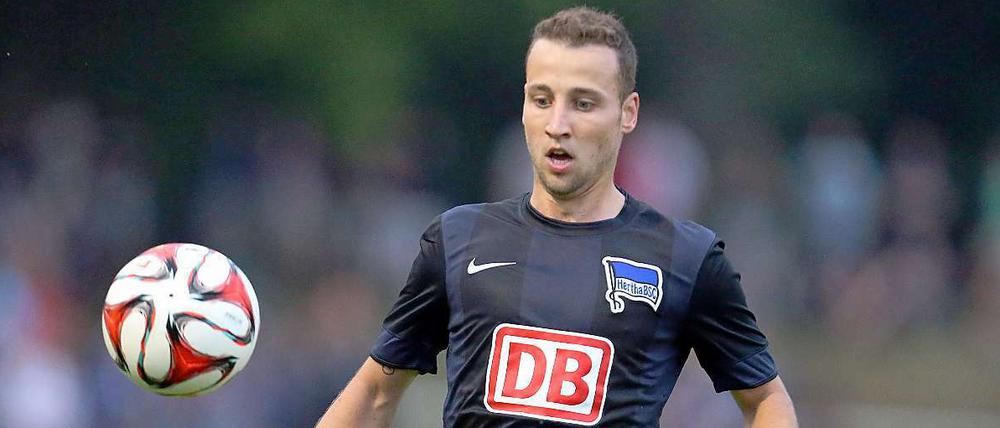 Roy Beerens traf für Hertha BSC zweimal gegen Schladming.