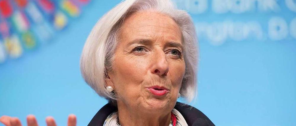 Christine Lagarde, die Chefin des Internationalen Währungsfonds (IWF).